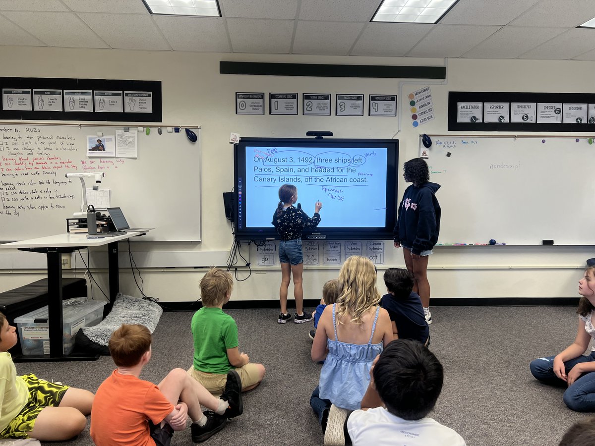 ClassroomD4's tweet image. If my #5thGrade students are leading the instruction and doing all the thinking, does that count as #StudentVoice?