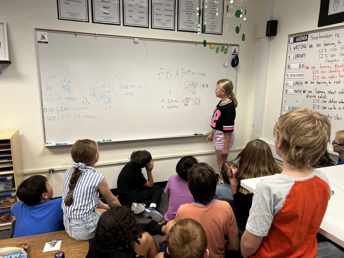 ClassroomD4's tweet image. If my #5thGrade students are leading the instruction and doing all the thinking, does that count as #StudentVoice?