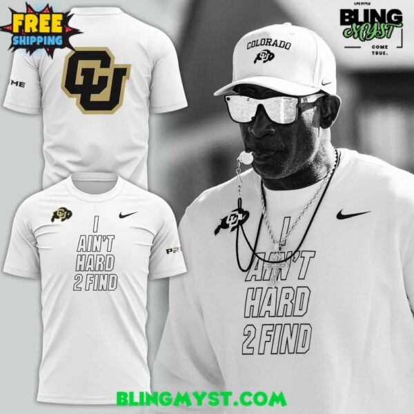 blingmyst's tweet image. Coach Prime isn’t hiding 👀
Rep the movement with the official Colorado Buffaloes “I Ain’t Hard 2 Find” Tee 🖤💛
Limited drop. Big energy.
➡️ Get yours now: blingmyst.com/product/colora…
#ColoradoBuffaloes #CoachPrime #IAintHard2Find #SkoBuffs #BuffNation