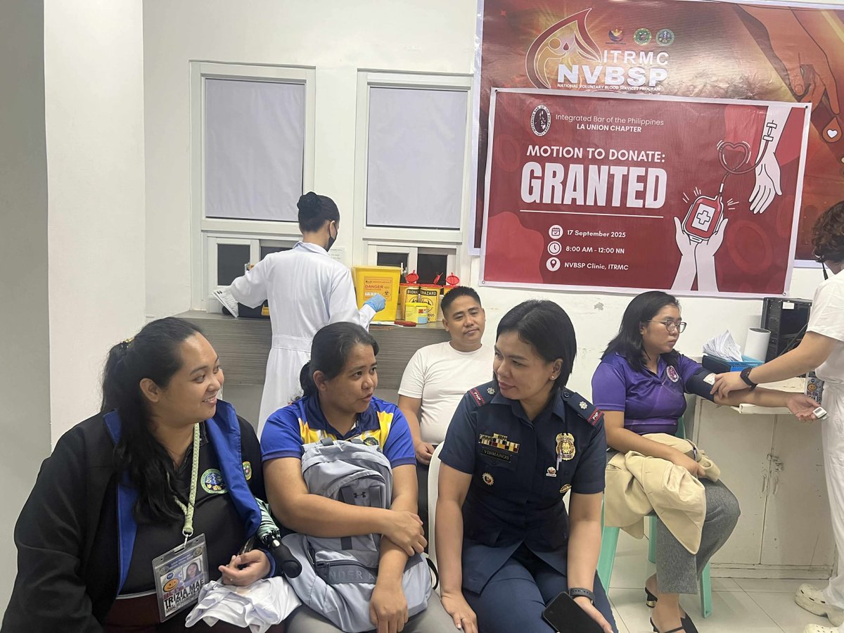 IBP_NCLA's tweet image. IBP La Union
September 17, 2025

Motion to Donate: Granted! IBP La Union continues its commitment to save lives through a bloodletting activity.

#IBPNCLA
#ServeTheCountryHailTheIBP
#IBPLegalAid