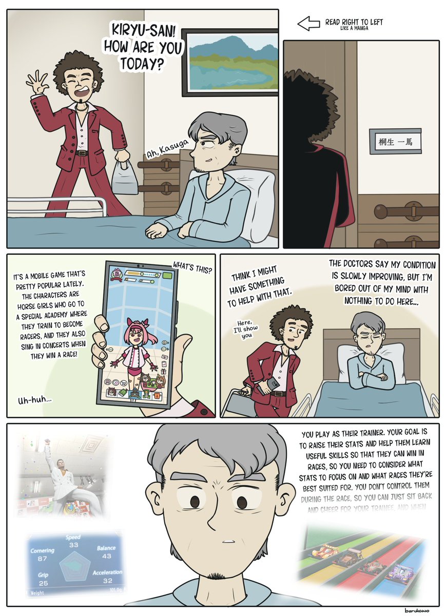 It's all so familiar...
What uma do you think would be Kiryu's favorite?
#龍が如く #ウマ娘 #umamusume