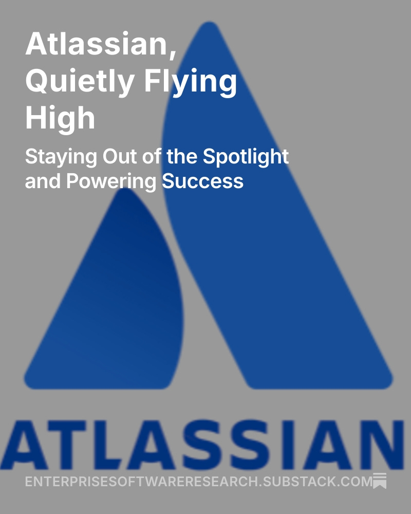 EntSoftwareRes's tweet image. In a world obsessed with hype and rapid growth, Atlassian shows the true value of being “under the radar” while providing a blueprint for the next wave. …terprisesoftwareresearch.substack.com/p/atlassian-qu…