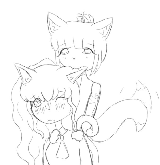 rirararuru's tweet photo. #evanatsuweek cat/fox https://t.co/iilhRFlXD8
