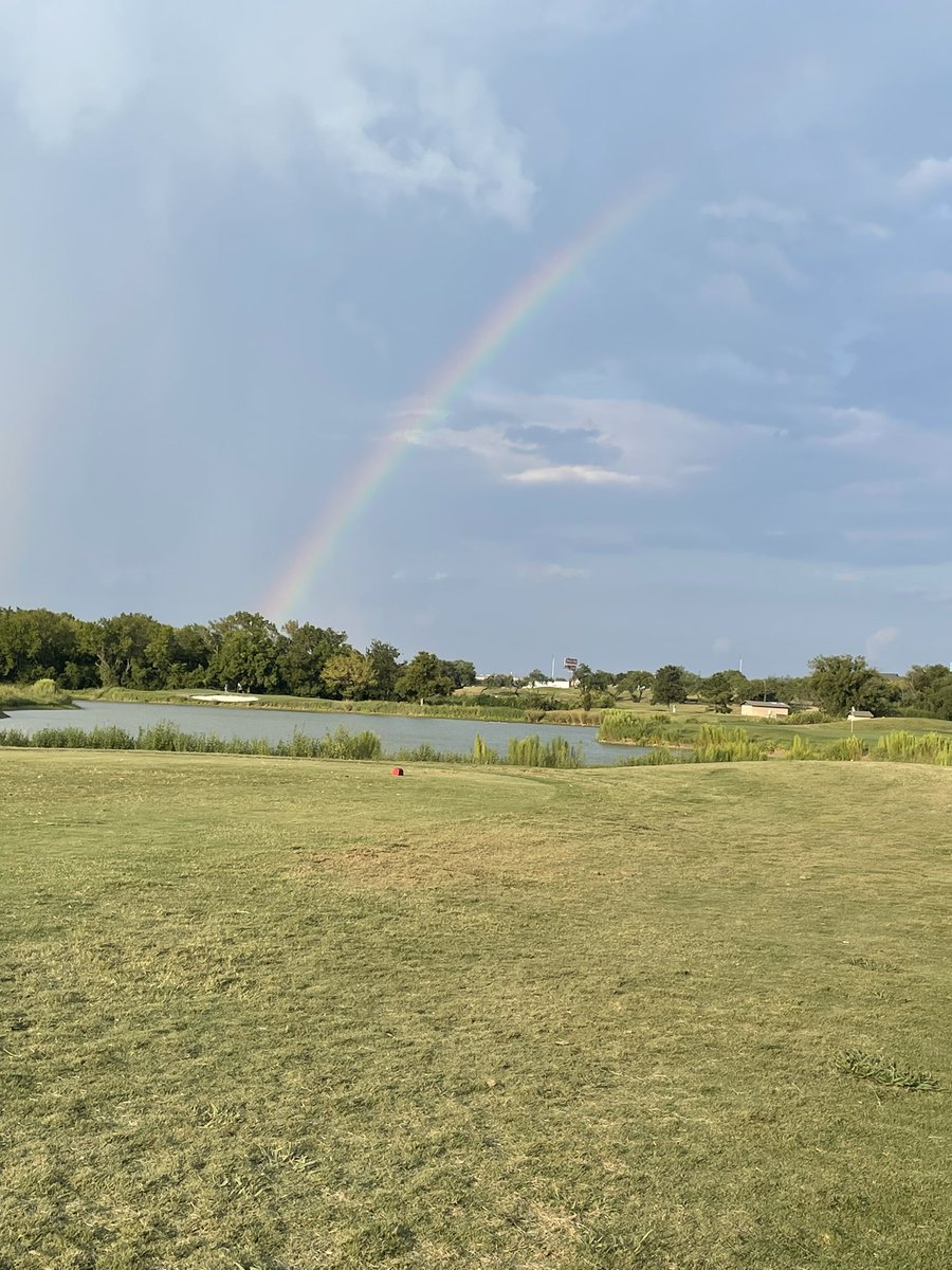 Beautiful rainbow at Hidden Creek GC