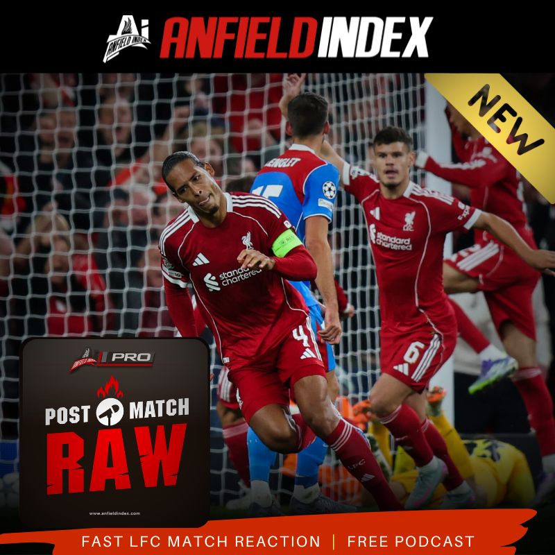 AnfieldIndex's tweet photo. MADNESS: #PostMatchRaw
@downeytrev is joined by @HendrickD82 & @guydrinkel to discuss the win over Atletico!
Out now! https://t.co/C4pCAlz7tN