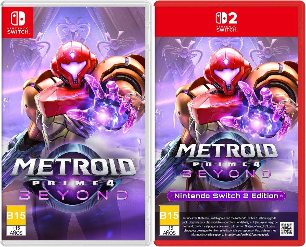 LevelUPcom's tweet photo. ¡ESTÁ DE VUELTA! 

La cazarrecompensas #Samus regresa con #MetroidPrime4Beyond, un juego cargado de acción y aventura.

#LevelUpferta  👇
NSW: https://t.co/1JA2y6vVKX
NSW2: https://t.co/FVzaILc22Y https://t.co/tCGKanleiH