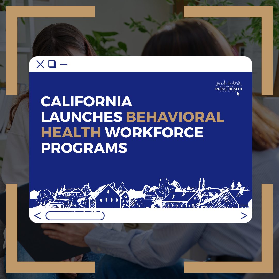 CA launches new behavioral health workforce programs:

💰 Loan repayment up to $240K
🏥 Residency training for rural care

👉 vist.ly/477z3