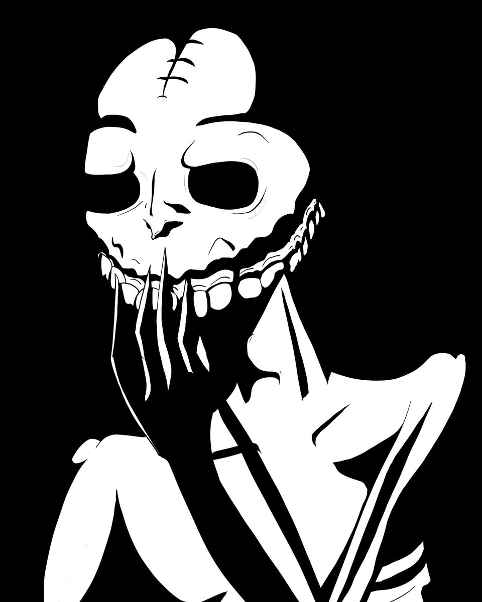 Identity_Colon's tweet image. He never stops thinking… #art #horror