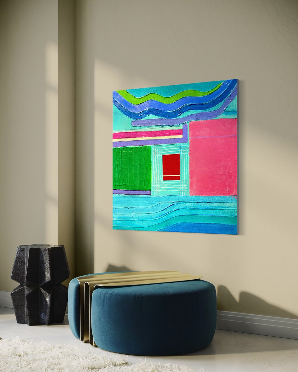 Marcdominus1's tweet photo. “Two worlds once painted in different colors discovered they didn’t clash — they danced. Bridging Cultures is a reminder that when we meet each other with openness, something new and beautiful emerges.”#ArtWithHeart #DallasArtScene #CulturalConnection #BTS_V https://t.co/o2zIx81Slv
