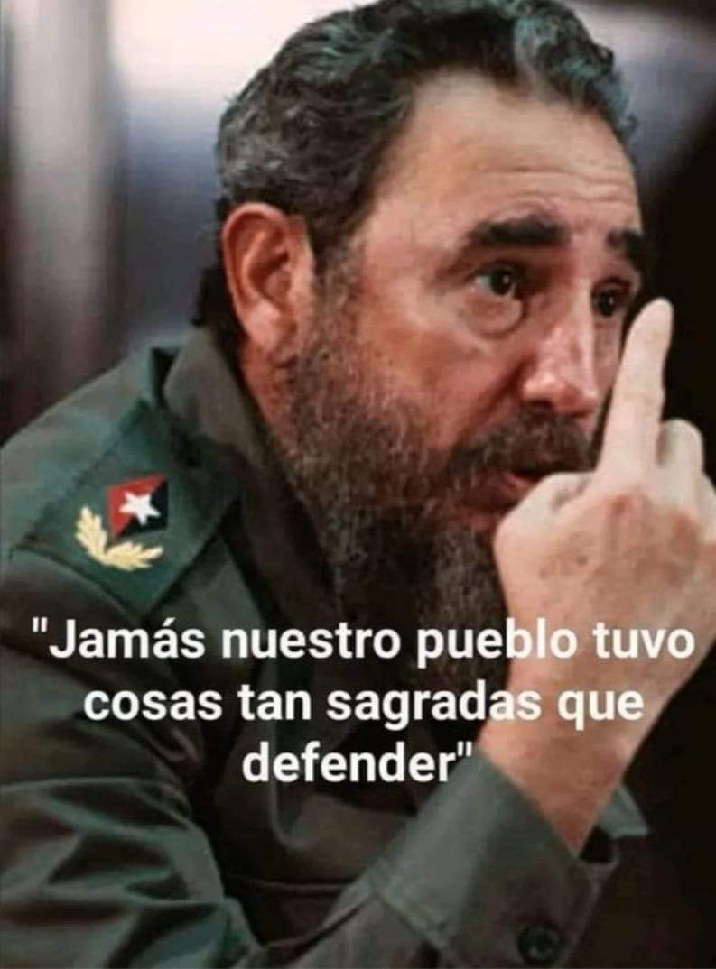 “La lucha por la paz significa luchar por salvar a la humanidad de una destrucción apocalíptica, significa luchar por salvar a cientos de millones de vidas de hombres, de mujeres, de jóvenes, de ancianos y de niños”. #100AñosConFidel <a href="/CubaMined/">MINED</a> #dmeSongoLaMaya <a href="/RaulSamon/">Raúl Samón Soto</a>