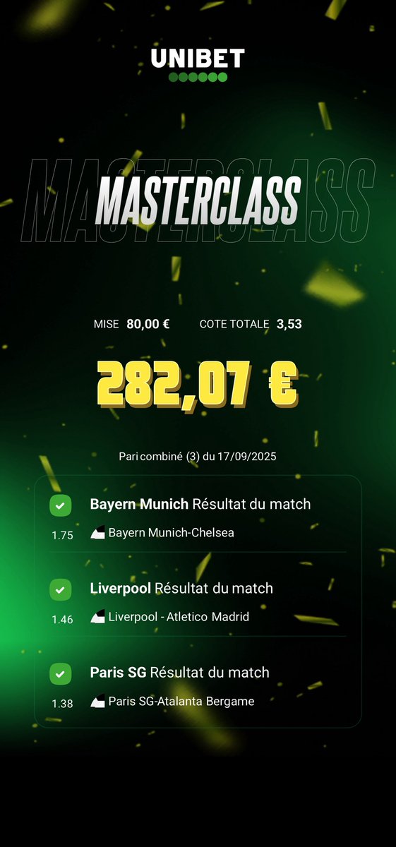 jamesbmw56's tweet photo. Merci la ligue des champions 🔥 https://t.co/vmdoc6Zsij
