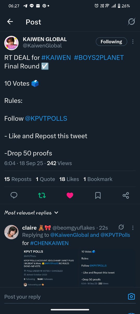 beastofthend's tweet photo. @KaiwenGlobal @KPVTPolls for #CHENKAIWEN https://t.co/kAvmL0RkLe