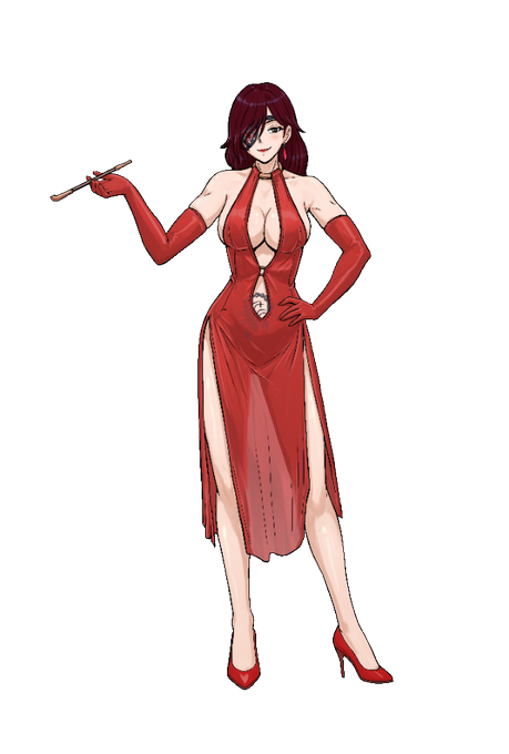 小説のキャラクターの立ち絵をよく描くので、機能をお試し
少しキャラの雰囲気が丸くなる傾向があるけど、自キャラをアレコレするのは楽しいかも 