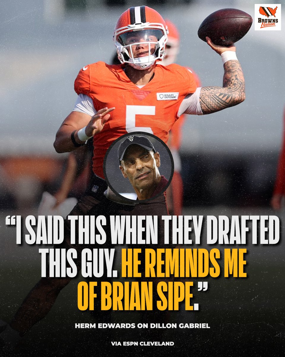 Herm Edwards with a bold comp for Dillon Gabriel 👀