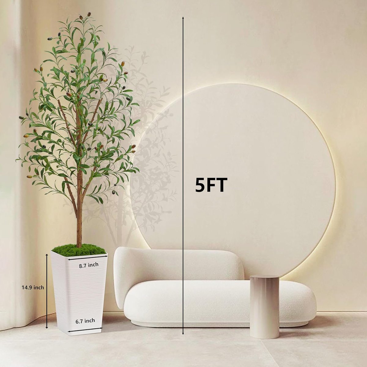 50% off with promo/coupon code: T3QDUTJK 
Artificial Olive Trees, Fake Olive Trees for Indoor, Faux Olive Silk Tree, on amazon
amazon.com/gp/product/B0D… #AD