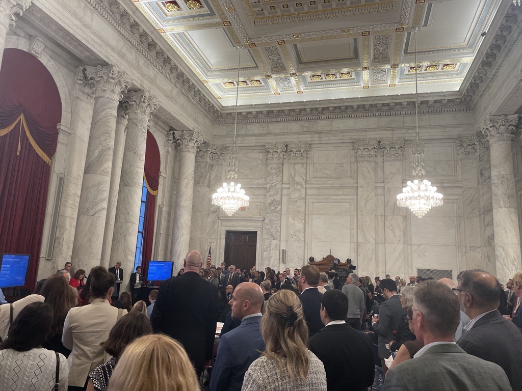 More than 375 medical research advocates gathered at a reception tonight in support of the Rally for Medical Research. During the reception, advocates discussed the importance of investing in <a href="/NIH/">NIH</a> with members of Congress and others who know the power of research. #RallyMedRes
