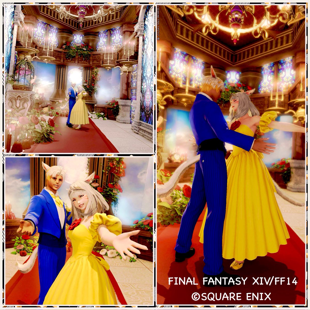 美女と野獣の舞踏会に招かれて💃🕺🏻

#FF14スタジオ #HousingNoah