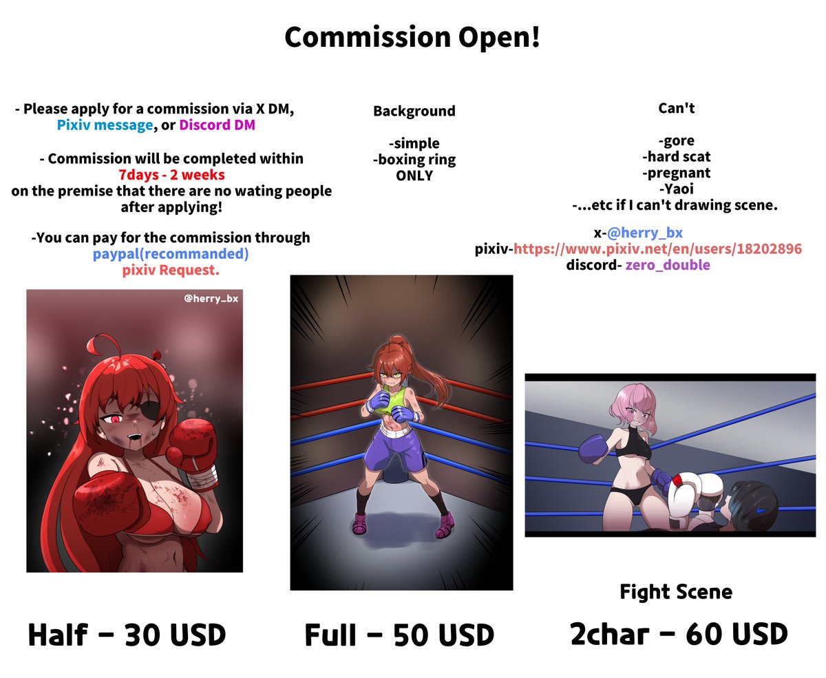 I've updated my commission prices!

Thank you!

コミッション価格を更新しました！

ありがとう!