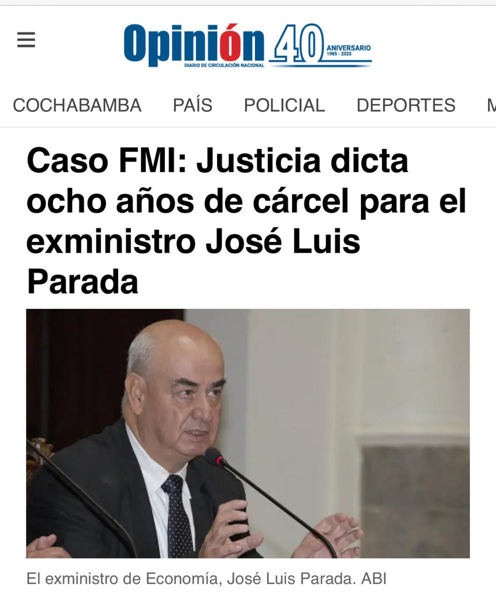 ¡Injusticia total! La sentencia contra José Luis Parada y Guillermo Aponte es un claro ejemplo de #persecución política. En plena pandemia, tomaron decisiones técnicas que beneficiaron al país y ahora son condenados por ello.¡Es hora de reivindicar su nombre y luchar por la just.