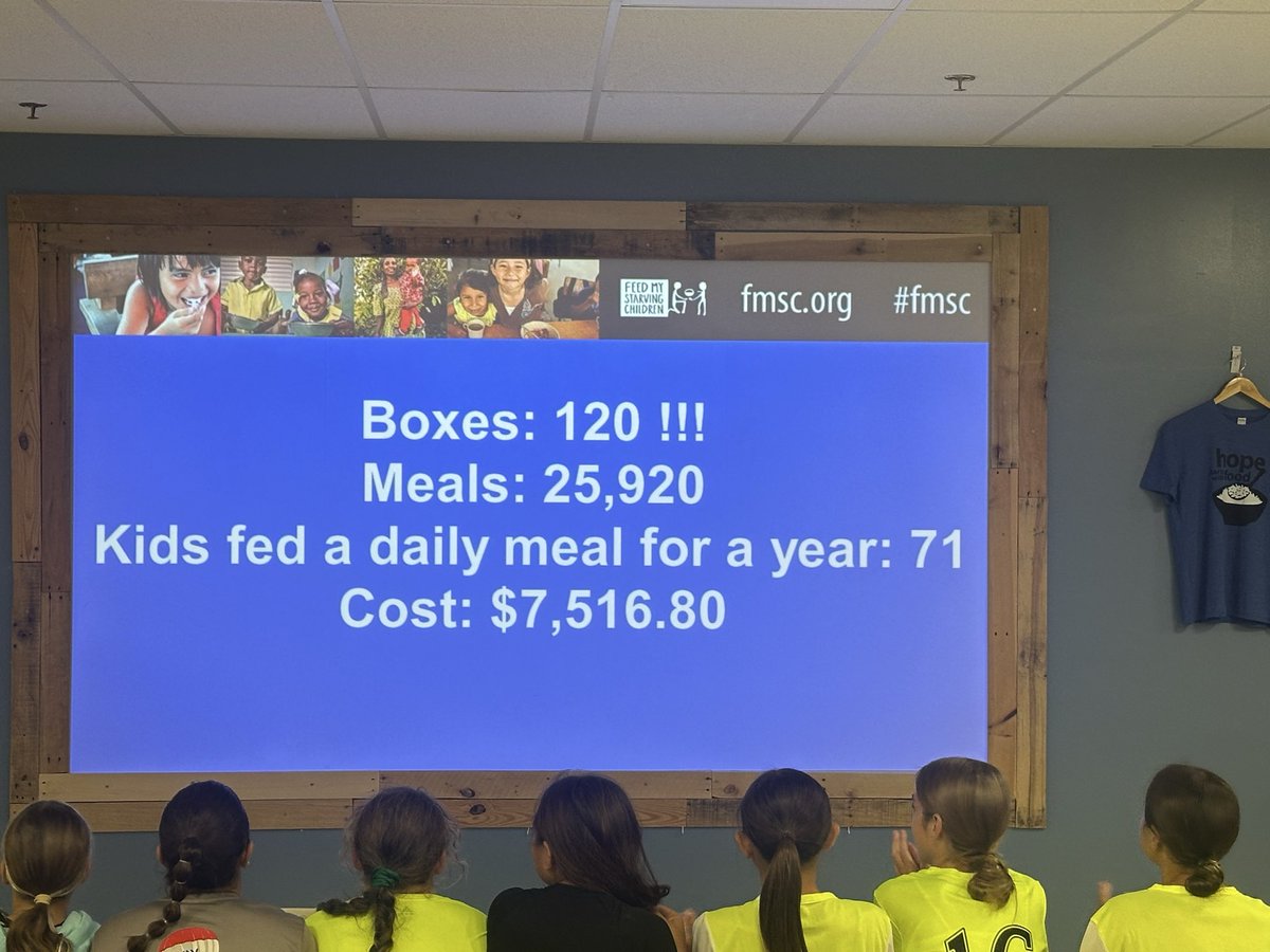 Another great day of giving back at Feed My Starving Children. The girls had a great time singing, cheering, and working together. A special thanks to our parent volunteers! <a href="/NCHSOFFICIAL/">Naperville Central</a> <a href="/NCHSRedhawks/">NCHS Athletics</a>