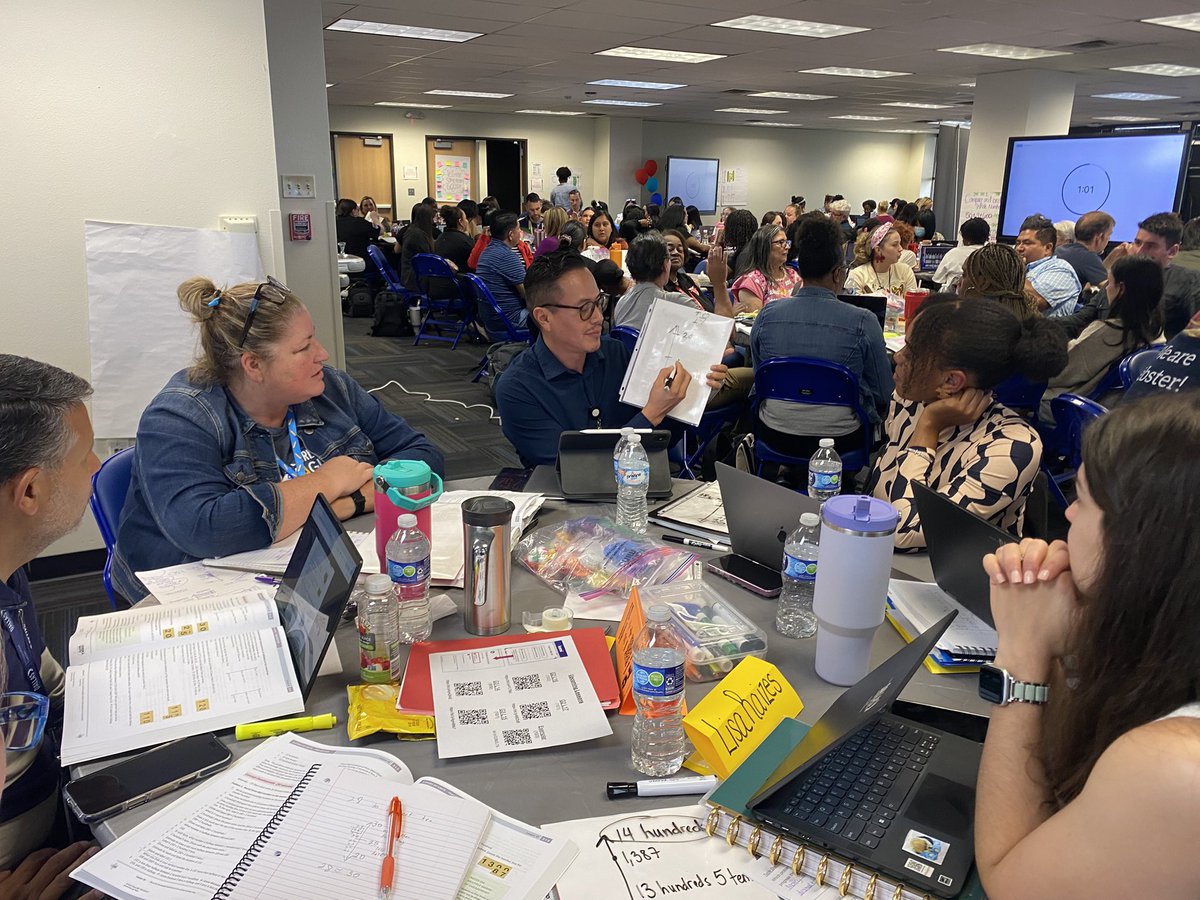disdstemmath's tweet photo. The math team and early learning specialists have served and trained over 750 teachers over the last three days alone. Hats off to our educators. #dallasisdmtc @AaronDaffern @DrDebbieRamos @DrElenaSHill @Dallasacademics @AngieGaylord https://t.co/NZeXdfk20Q