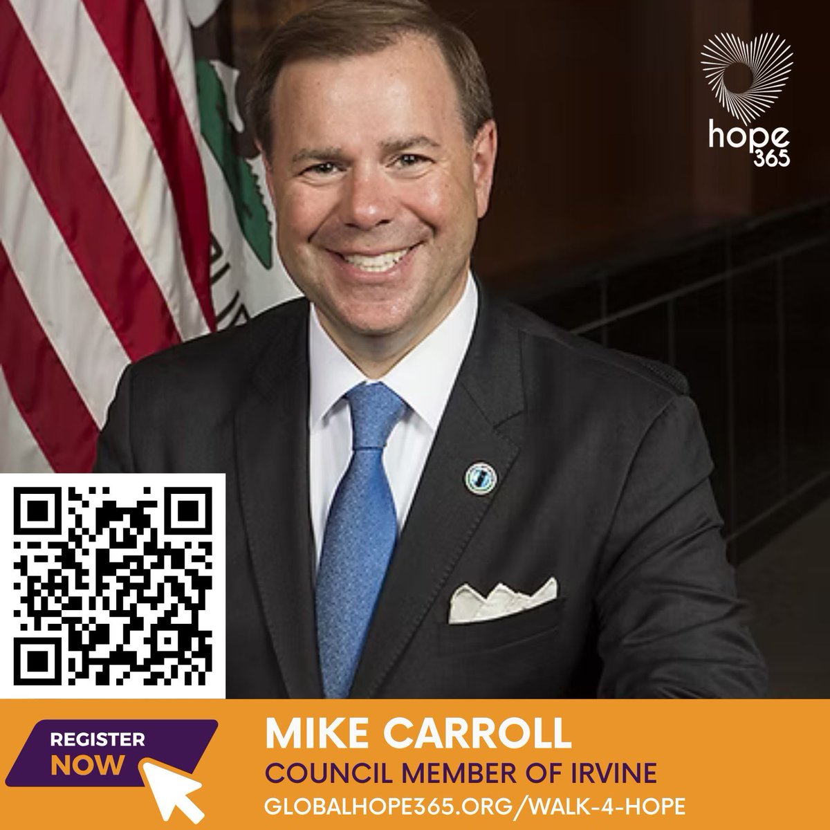 🌍 Walk/Run + Meet Councilmember Mike Carroll
💪 The fight against child marriage and human trafficking needs all of us—and you can take a stand by joining the 5th Annual Walk/Run with Global Hope 365. 🌍✨
👉 Register Here: globalhope365.org/walk-4-hope