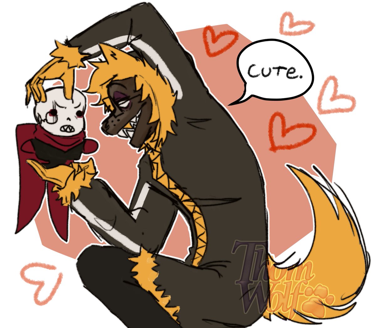 SFangs1705's tweet image. 🐾🍷

#undertale #au #fellswap