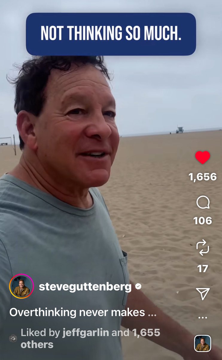 If you’re not following Steve Gutenberg on Insta, what are you even doing with your life?
