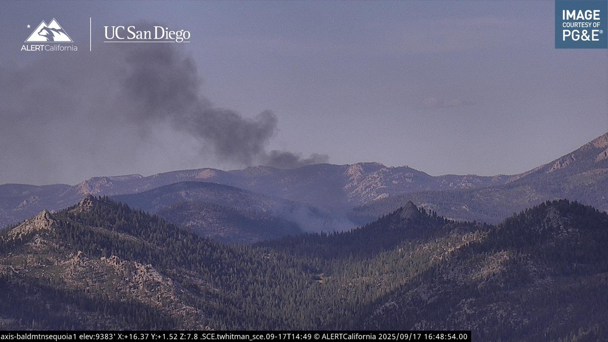 InfernoWatch24's tweet image. UPDATE (#PassFire): the fire was last mapped at 16.4 acres. Pretty dark smoke coming up though.