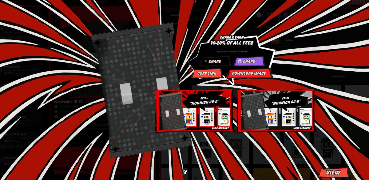 New Pack is live on <a href="/vibedotmarket/">vibe.market</a>!
vibechain.com/market/nounish…