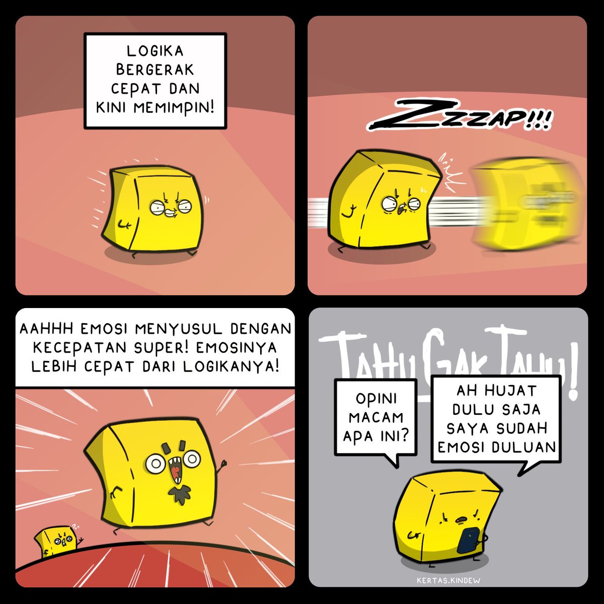 EMOSI LEBIH CEPAT DARI LOGIKA