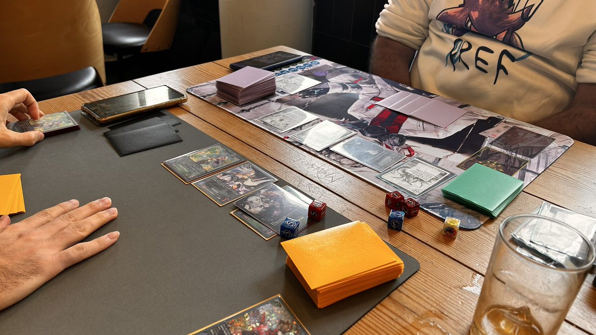 ShadowRockersTV's tweet photo. Forgot to update on WeeklyLocals! Won the #cardfightvanguard shop challenge in Barcelona. 3-0. Forgot to take pics, but also had work that night. 
Very excited for this weekend’s BSF. Me &amp; team will be showing up again. https://t.co/m3cFeblwKl