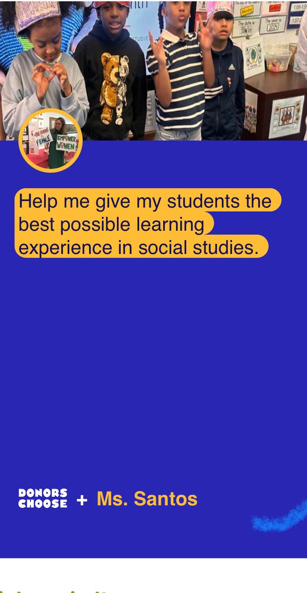 ELJSAN's tweet image. donorschoose.org/project/help-b…