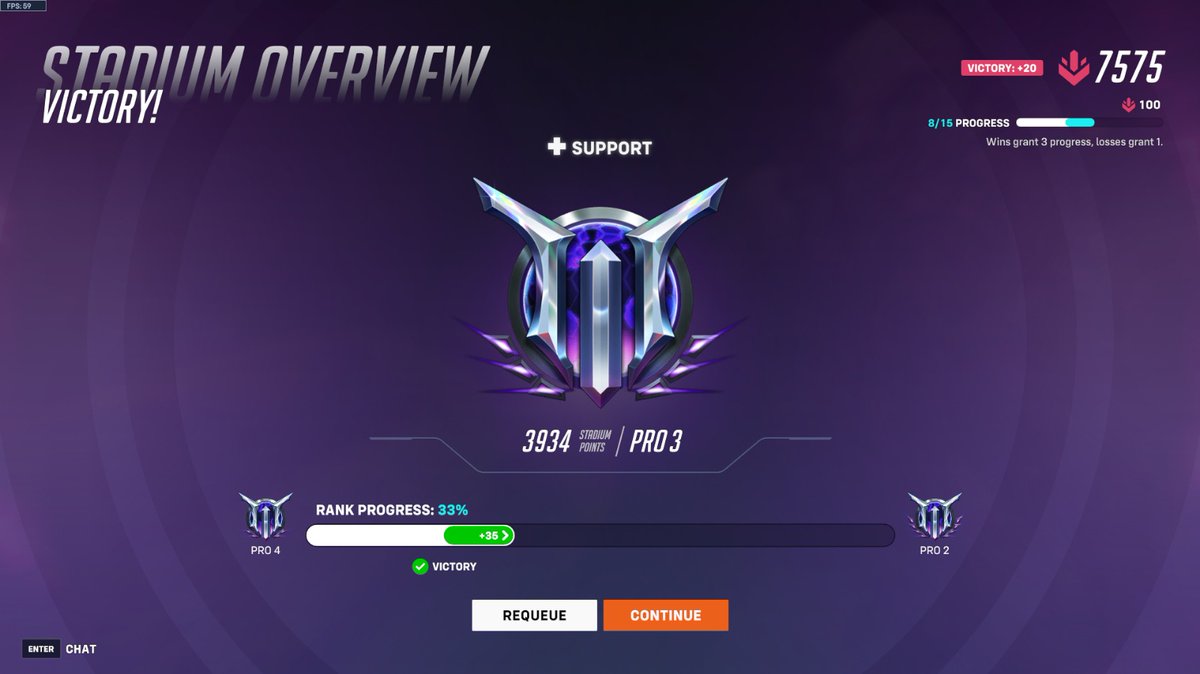 Kingstar003's tweet photo. @Cerpentiz @aaronkellerOW I'm facing the same problem like what the hell even is this progression lmao I was mvp almost every single round and it's been stuck like this for days I can't climb at all https://t.co/vEtuMutz9g
