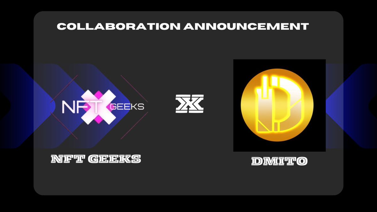 𝐍𝐅𝐓 𝐆𝐄𝐄𝐊𝐒  🤝  DMITO           

𝐖𝐞 𝐀𝐫𝐞 𝐇𝐚𝐩𝐩𝐲 𝐭𝐨 𝐀𝐧𝐧𝐨𝐮𝐧𝐜𝐞 𝐨𝐮𝐫 𝐂𝐨𝐥𝐥𝐚𝐛𝐨𝐫𝐚𝐭𝐢𝐨𝐧 𝐰𝐢𝐭𝐡 <a href="/Dmito666/">Dmito_NFT</a>