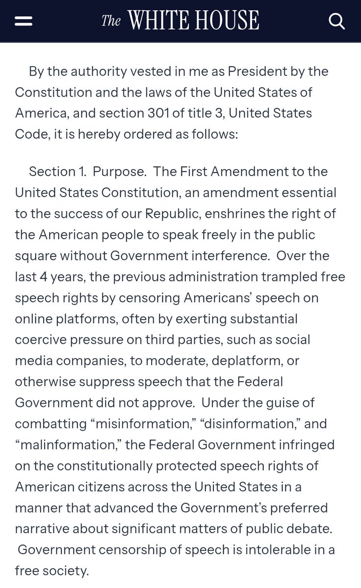 jmhorp's tweet photo. Not only did the FCC violate the First Amendment by jawboning ABC about Kimmel, they also violated Trump's executive order on this subject 

https://t.co/gePOCAsGpF https://t.co/wqu1C1VeiN