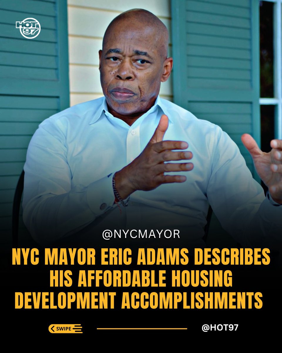 HOT97's tweet image. 'WHAT'S THE WORD NYC!' We sat at Gracie's Mansion with NYC #MayorEric Adams to speak on his affordable housing development accomplishments 
Tune in every Thursday on #HOT97 

🎤: @everything.aybar 
🎥: @alfonsecafilms 

Produced by @itsyourboyjr