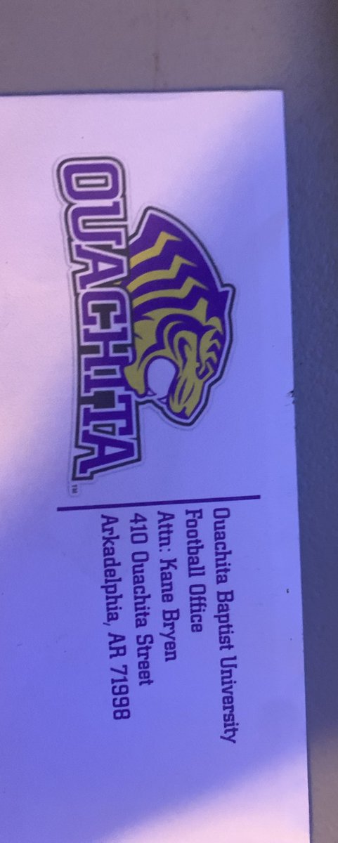 I would be attending  Oachita  baptist  university dec 6-14 <a href="/OuachitaFB/">Ouachita Football</a>  <a href="/Q_Johnson22/">Coach Q</a> <a href="/PrepRedzoneLA/">Prep Redzone Louisiana</a> <a href="/4thQtMentality/">𝐂𝐨𝐚𝐜𝐡 𝐅𝐮𝐬𝐞</a> <a href="/FbIberia/">Acadiana Area FB Recruiting</a>