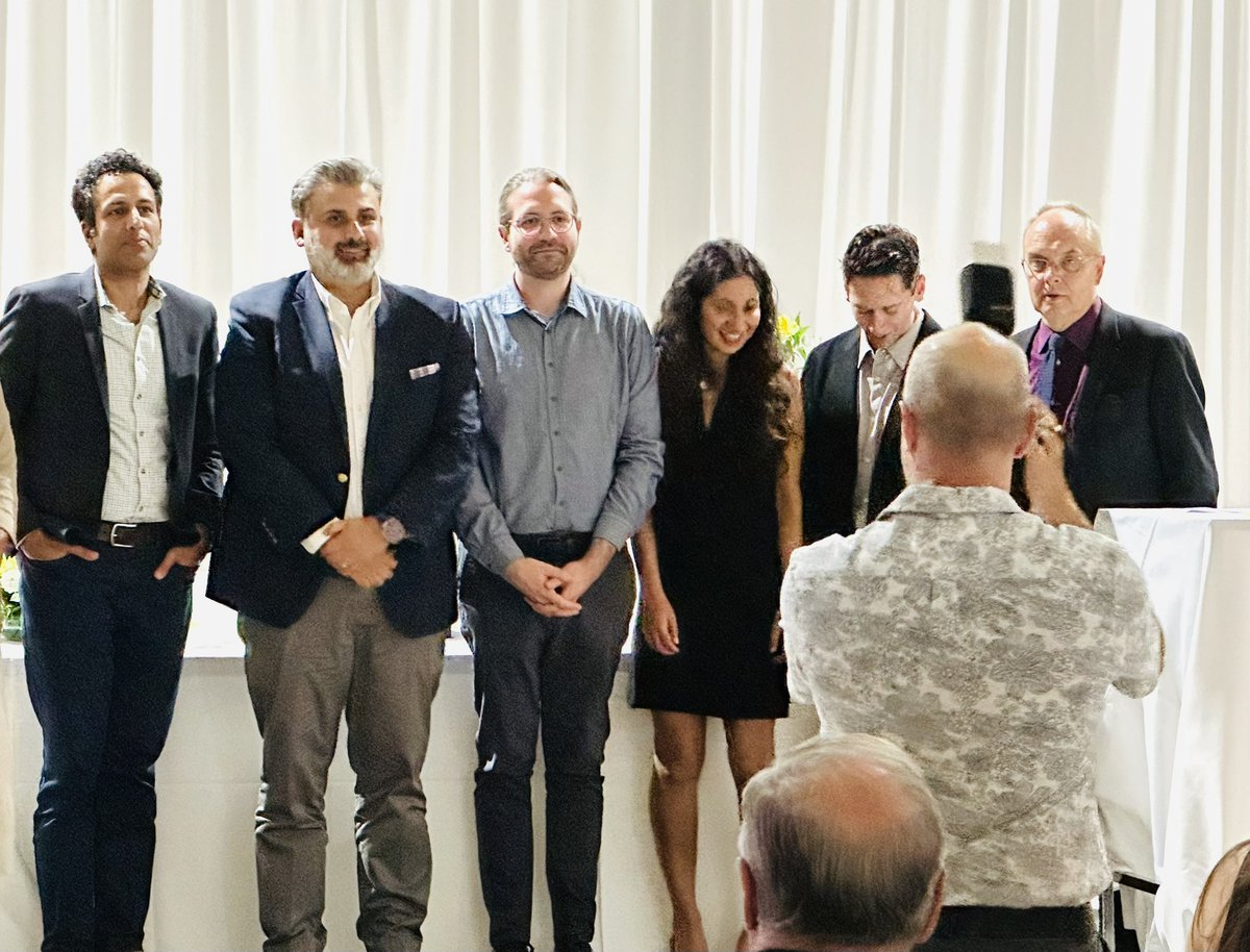 McmasterStroke's tweet photo. Huge congratulations to Dr. Katsanos 🎉 (Early Career Award) and Dr. Shoamanesh 🌟 (Mid-Career Award) from the McMaster Department of Medicine! 🎉👏 #CelebratingSuccess #McMasterProud #PHRI https://t.co/GyKNjsGAij
