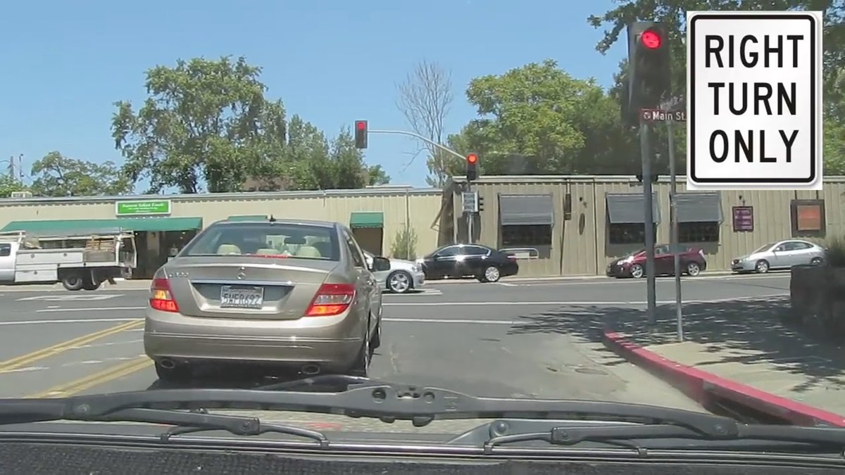 Some of you have asked that I put together a compilation of that RIGHT-TURN-ONLY intersection where people constantly attempt to turn left, leading to lots of horn honking. I'm about halfway through putting it together. I'm not sure when it'll be published. I'll keep y'all posted