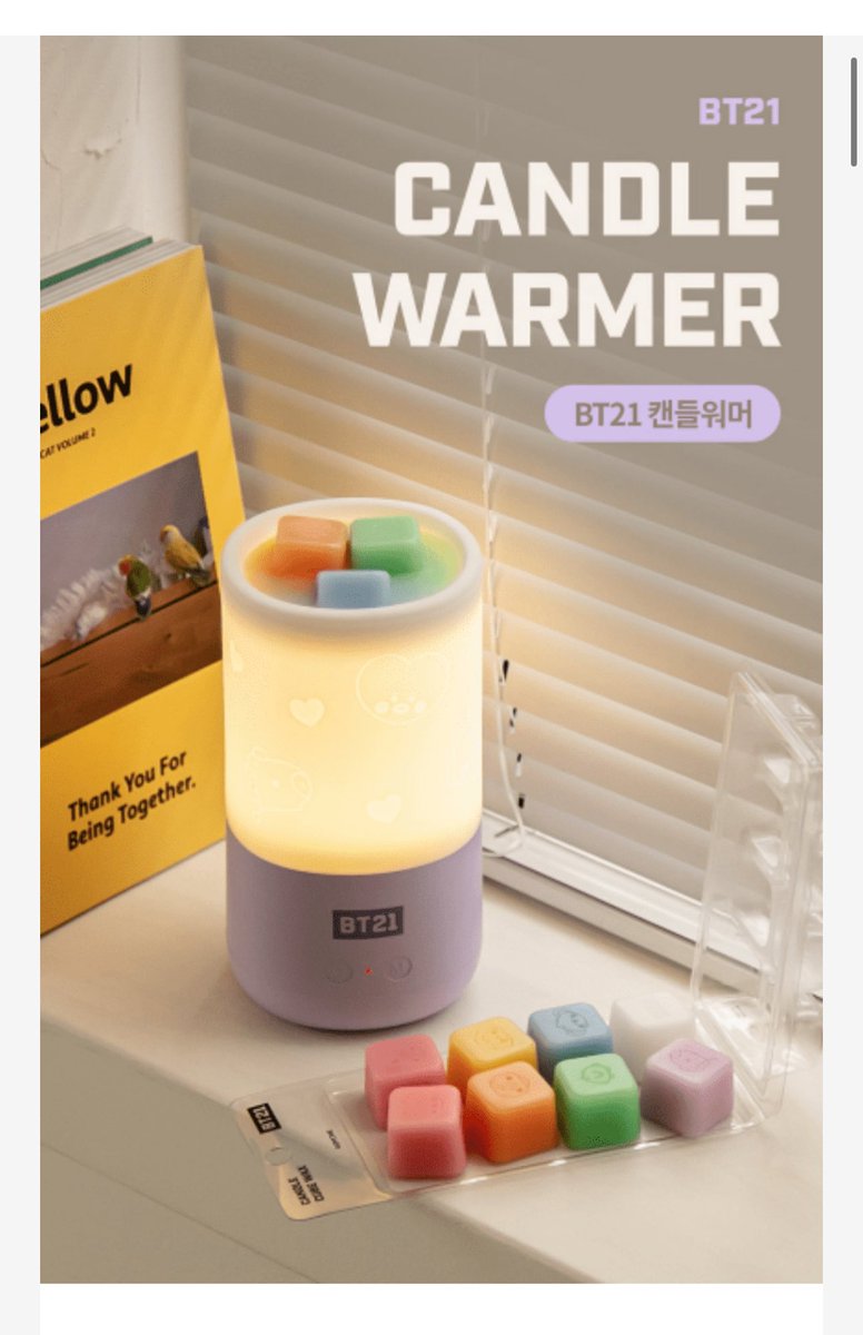 Justjuvy23's tweet photo. Looking for BT21 Candle Warmer https://t.co/KKbdBLaEdl