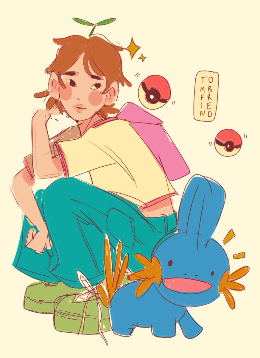 replaying ORAS so here’s me and my boy mumps!!! #pokemon #pokemonoras