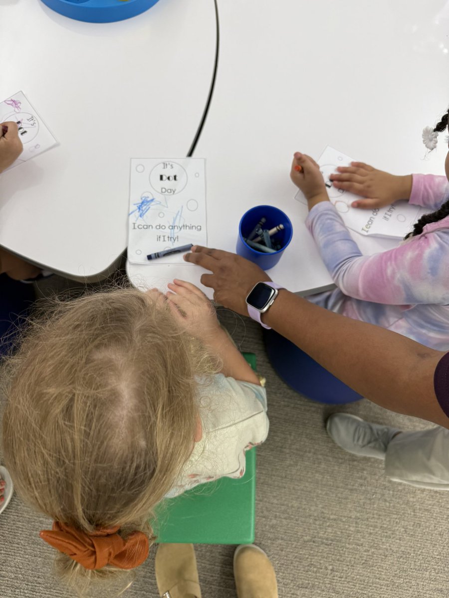 Even our youngest learners can make their mark on International Dot Day! <a href="/PISDHallElem/">Hall Elementary School</a> <a href="/PISD_Libraries/">Prosper ISD Library Services</a>