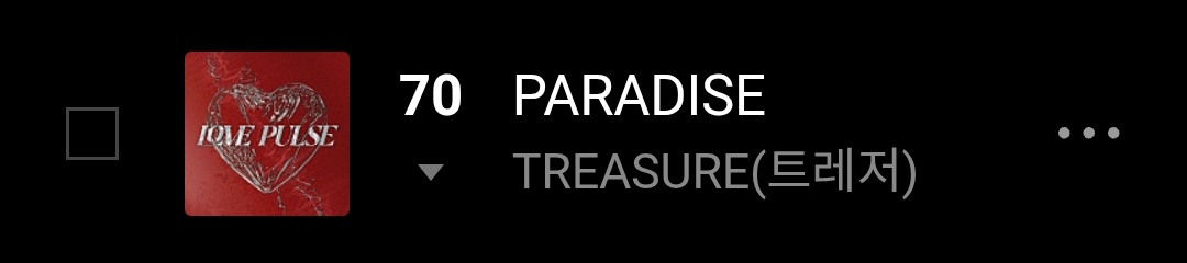 teuverschart's tweet image. TREASURE "PARADISE" - 9AM KST

#39 Bugs 
#70 Vibe Domestic

#TREASURE #트레저 #トレジャー @treasuremembers