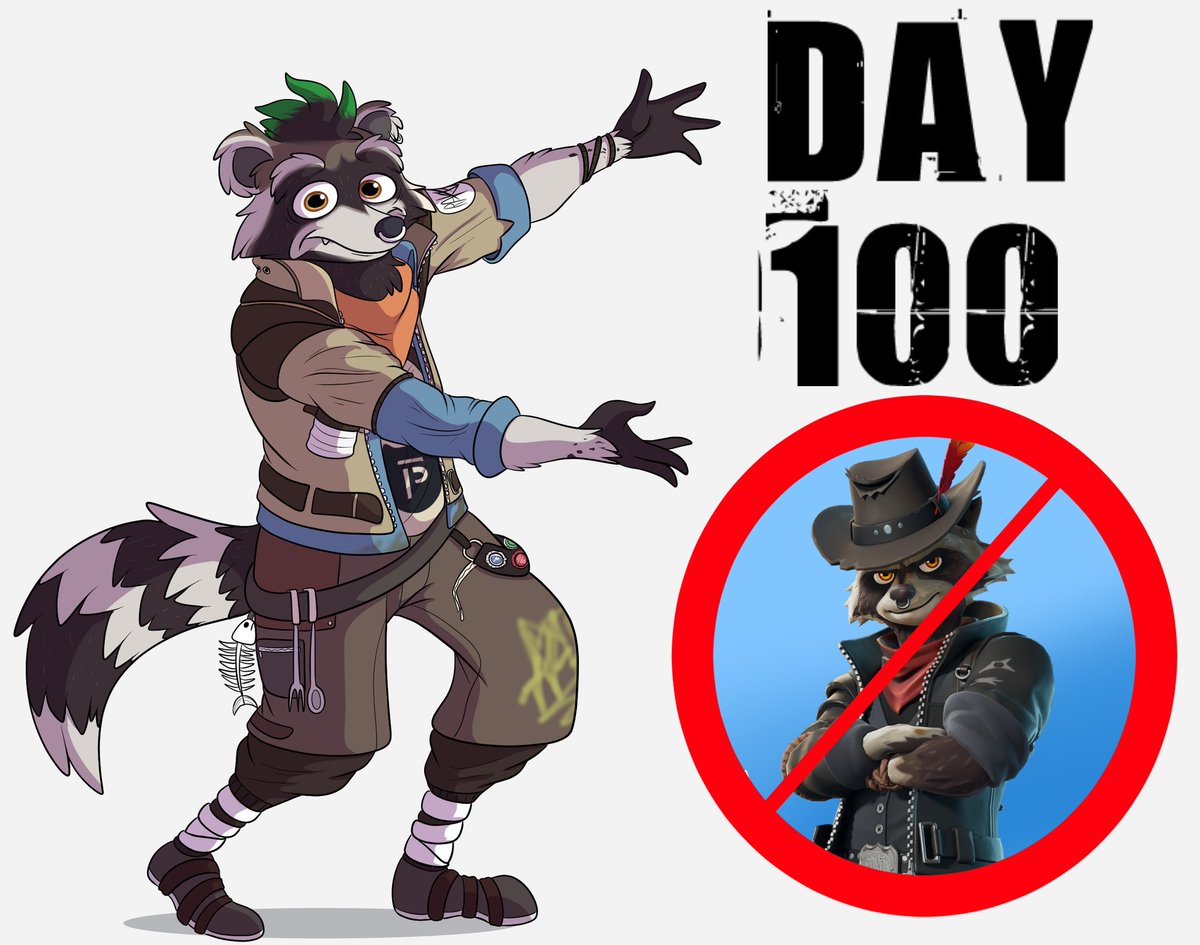GIVE IT UP FOR 

DAY 100
of no Clyde in the Fortnite Shop
<a href="/Fortnite/">Fortnite</a> <a href="/LEGOFortnite/">LEGO Fortnite</a>
#Fortnite #Rufus #Clyde #DAY100