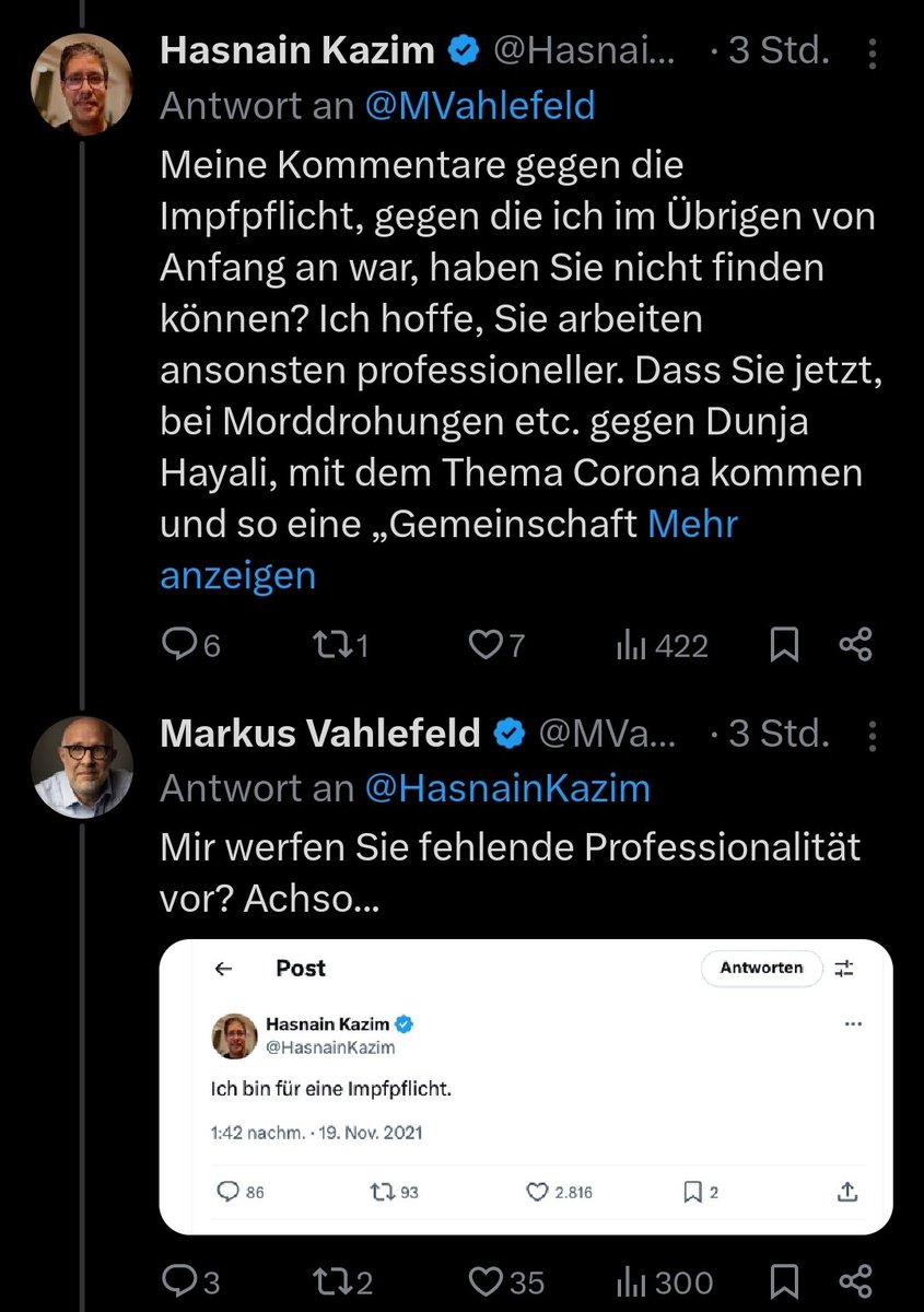 Schon klar, dass sie natürlich alle schon immer dagegen waren.  Auch die, die dafür waren, waren ja eigentlich dagegen.