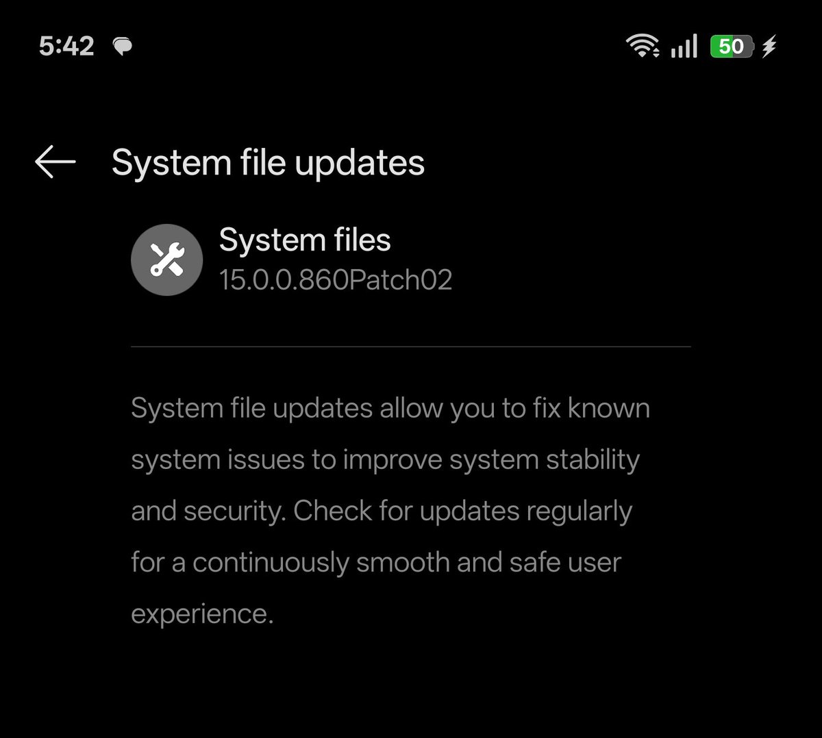 TechTribee's tweet image. System Files Update is here!
Os Version - 15.0.0860 
It&apos;s the 2nd patch update
#oxygenOs #oneplus #system