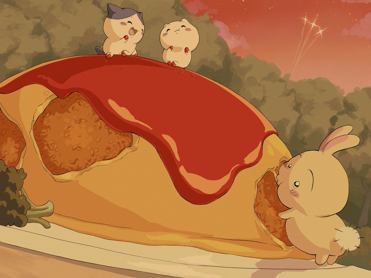 tabakaart's tweet photo. usagi's gonna like. pop out of the food
#illustration https://t.co/zoBK6JlVSB