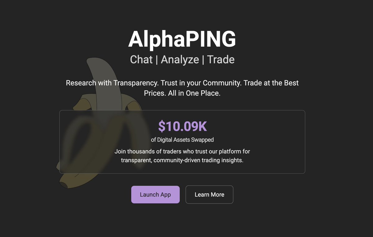 __AlphaPING__'s tweet image. just crossed 10k in swaps, more to come...