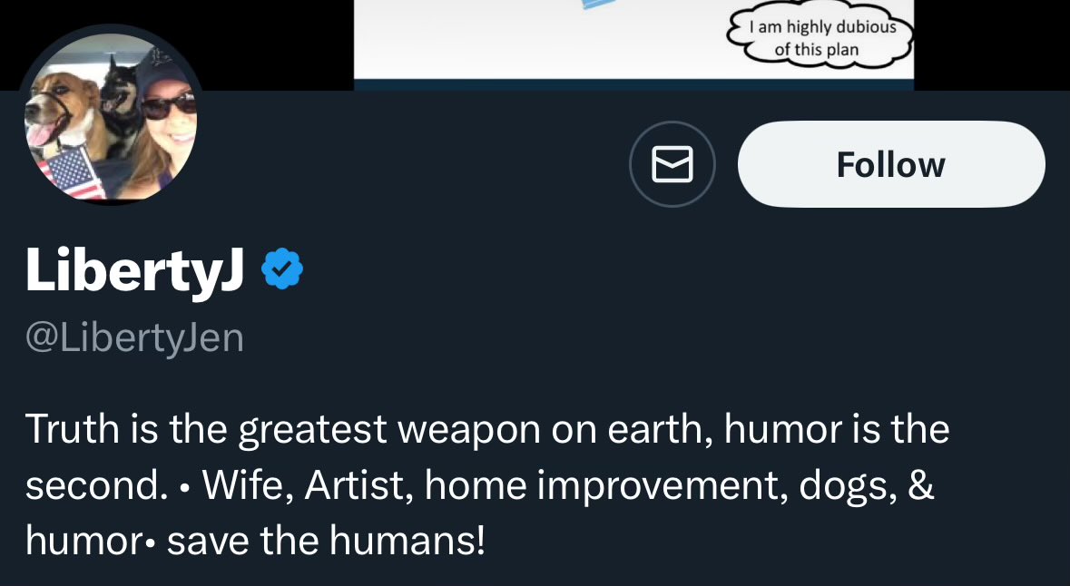 MacKenzieB27's tweet photo. @LibertyJen @LMupstate @cnnbrk But truth and humor are the strongest weapons, why would you celebrate the government censorship of a popular late night comedy show? https://t.co/U86p1hr2Df